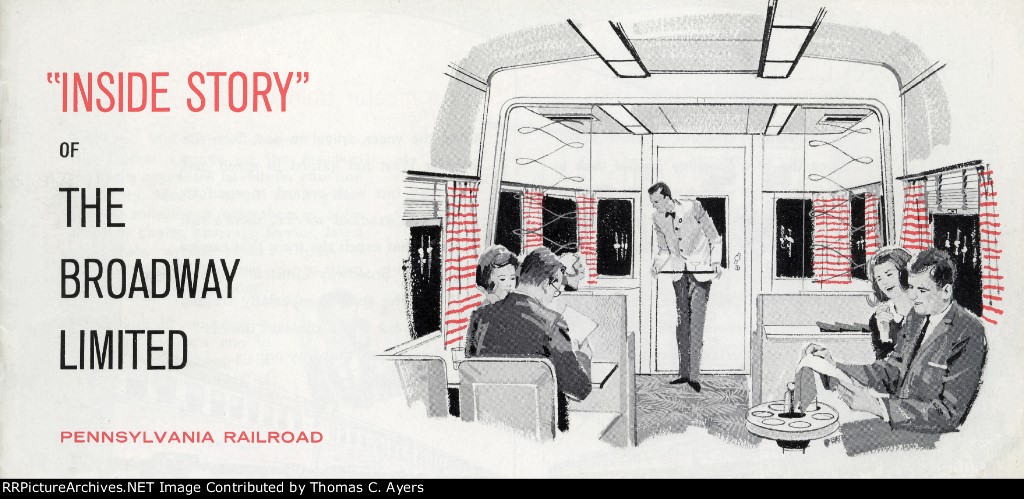 PRR "'Inside Story' of the Broadway Limited," Front Cover, 1964
